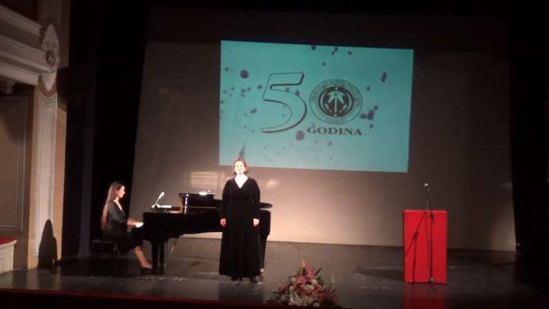 Svečana akademija povodom 50 godina postojanja Društva za borbu protiv raka u Somboru, održana 10.10.2019. u Narodnom pozorištu Sombor