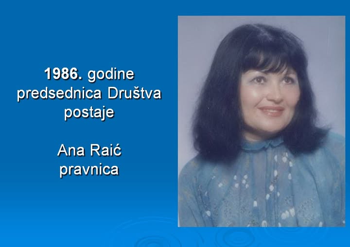In memoriam – Ana Raić